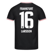 Dres Eintracht Frankfurt Hugo Larsson #16 Gostujuci 2023-24 Kratak Rukav